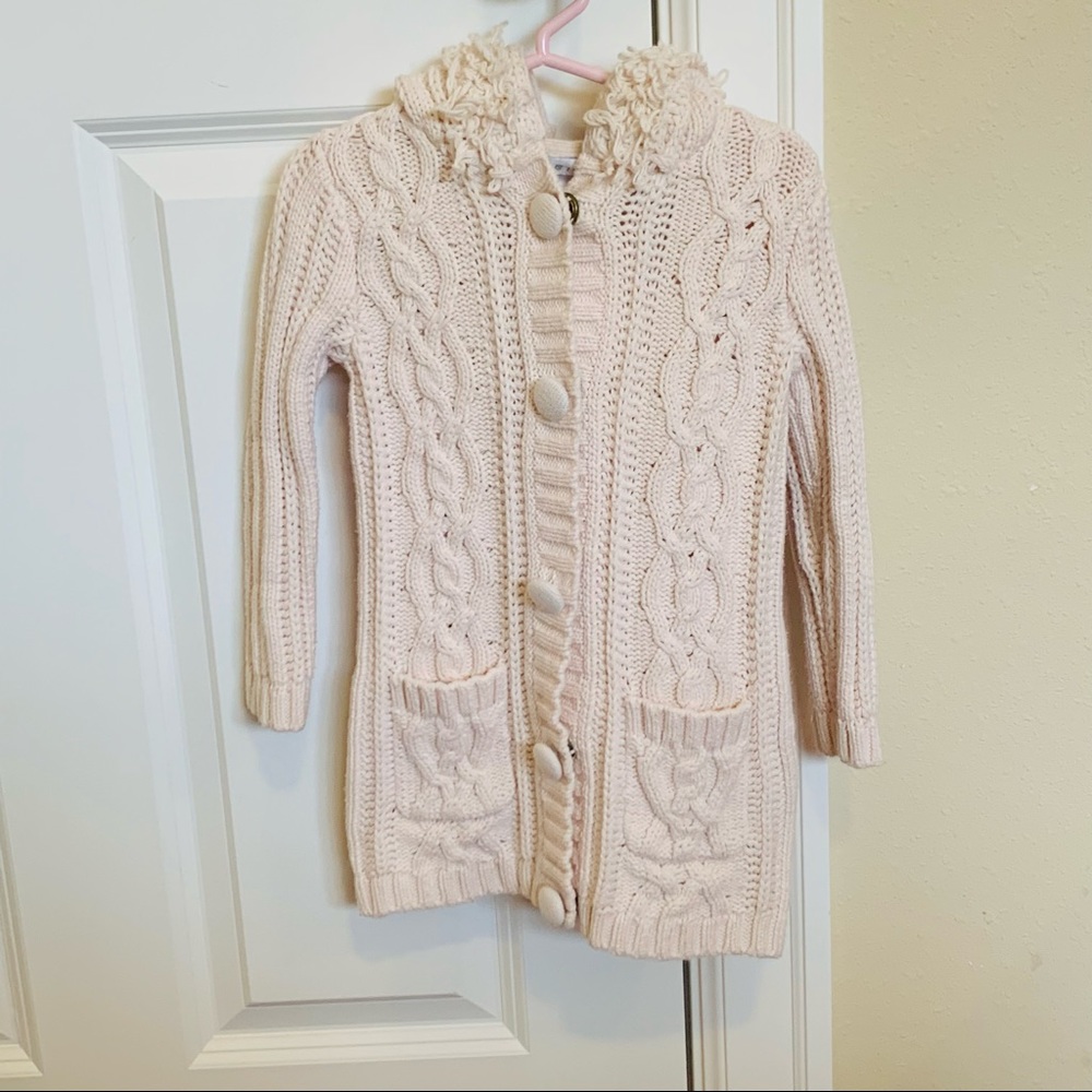 Maggie & Zoe- Girls Knitted Hooded Sweater